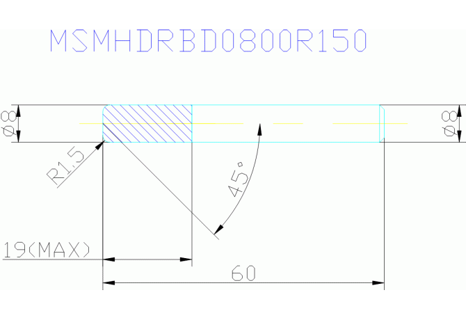 MSMHDRBD0800R150