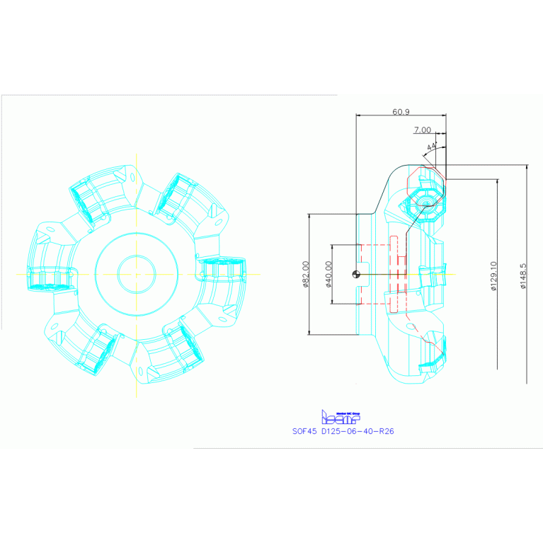 SOF45 D125-06-40-R26