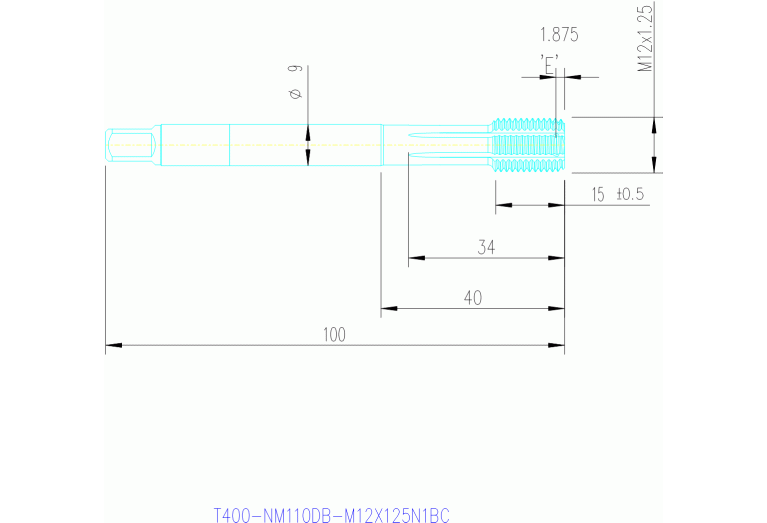 T400-NM110DB-M12X125N1BC
