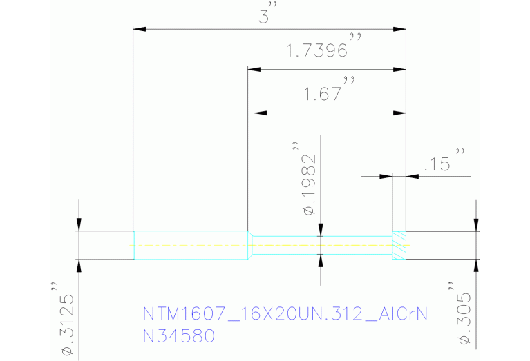 NTM1607/16X20UN.312 ALCRN
