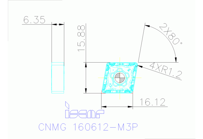 CNMG 160612-M3P IC8250