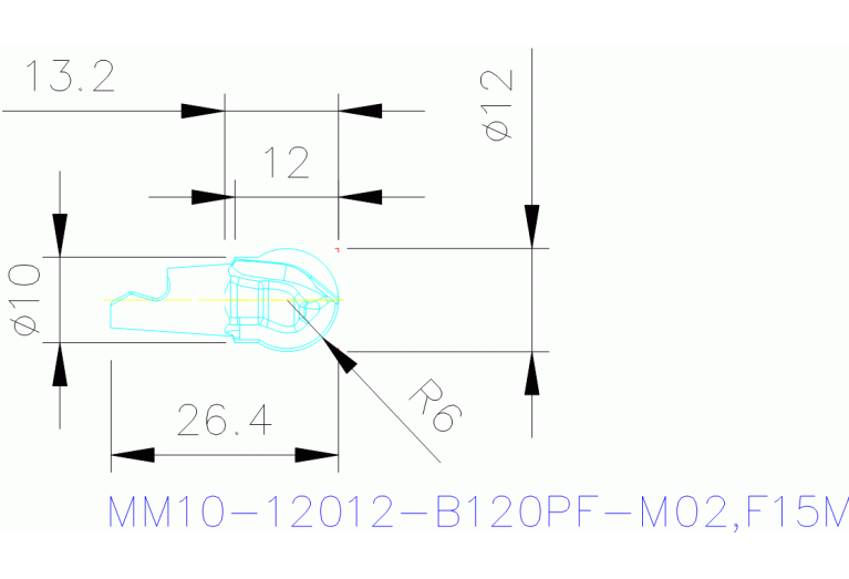 MM10-12012-B120PF-M02 F15M