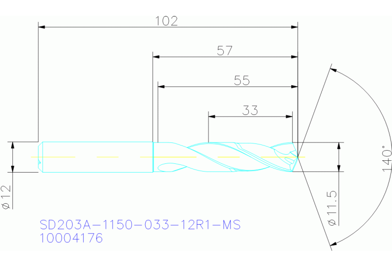 SD203A-1150-033-12R1-MS
