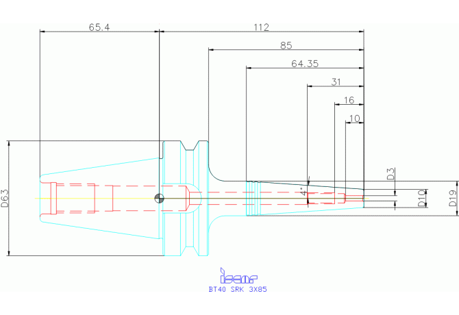 BT40 SRK 3X85