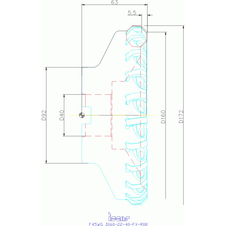 F45WG D160-22-40-FX-R08