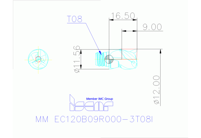 MM EC120B09R000-3T08I IC908