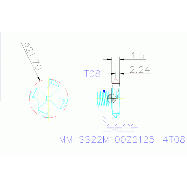 MM SS22M100Z2125-4T08 IC528