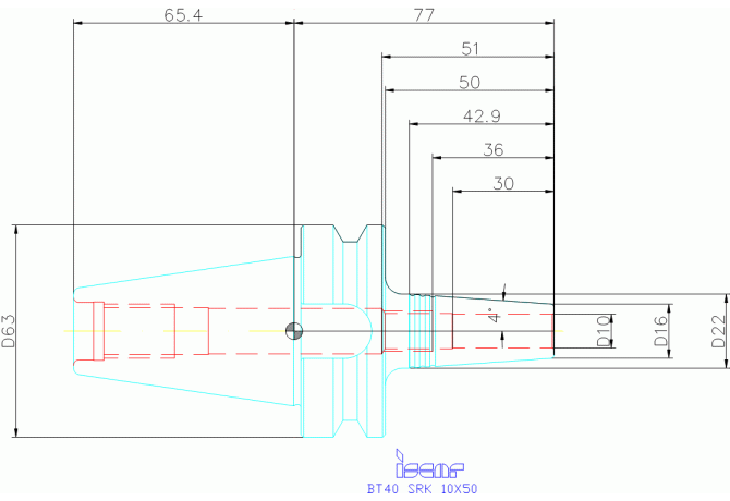BT40 SRK 10X50