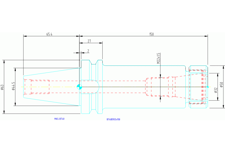 BT40ER32X150