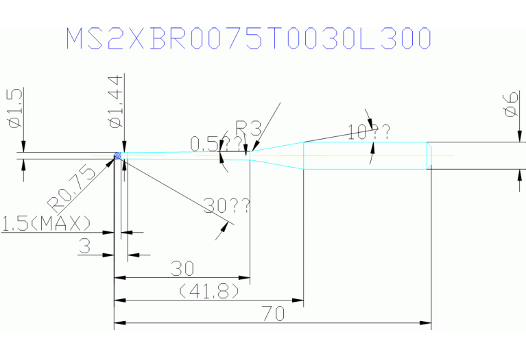 MS2XBR0075T0030L300