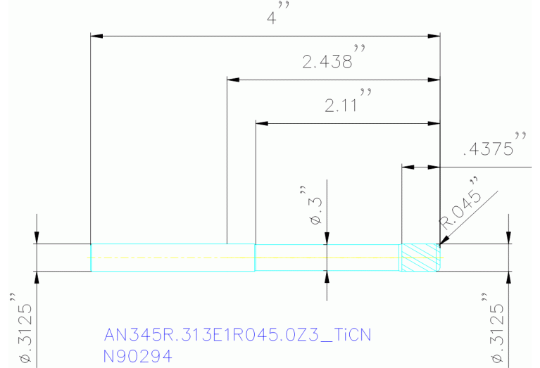 AN345R.313E1R045.0Z3 TICN
