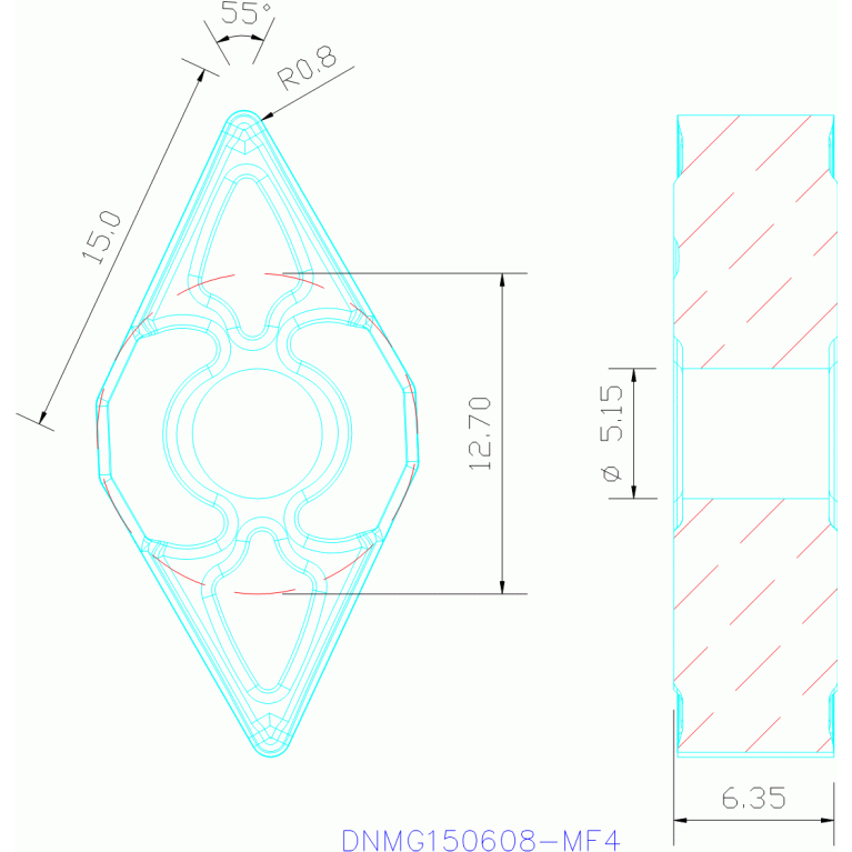 DNMG150608-MF4 TM2000