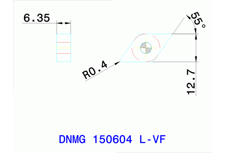 DNMG 150604 L-VF TT8125