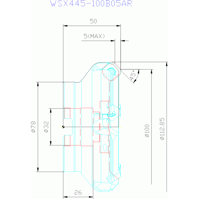 WSX445-100B05AR