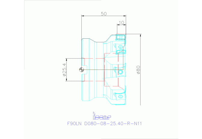 F90LN D080-08-25.40-R-N11