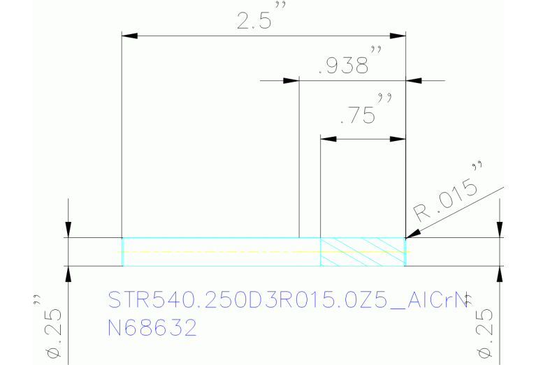 STR540.250D3R015.0Z5 ALCRN