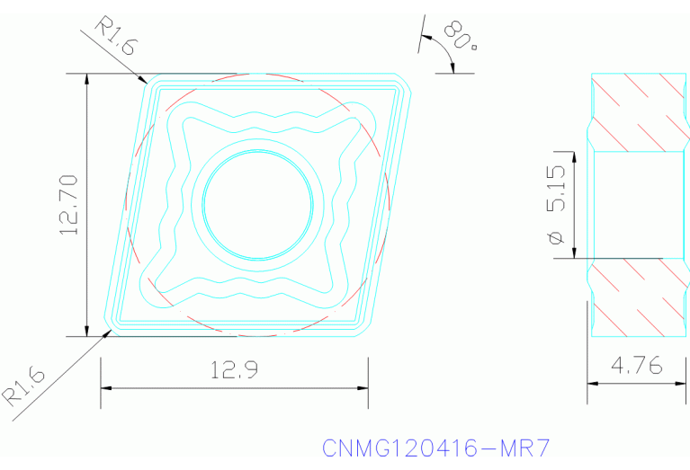 CNMG120416-MR7 TP1500