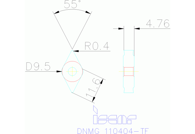 DNMG 110404-TF IC9250