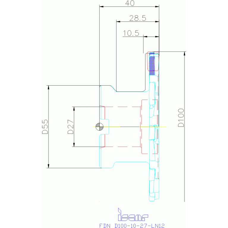FDN D100-10-27-LN12