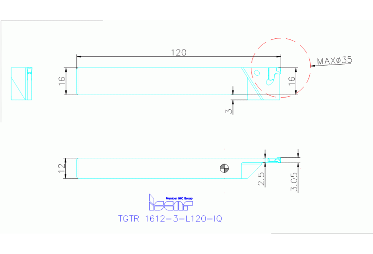 TGTR 1612-3-L120-IQ