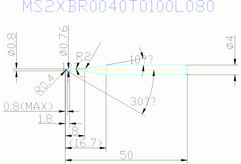 MS2XBR0040T0100L080
