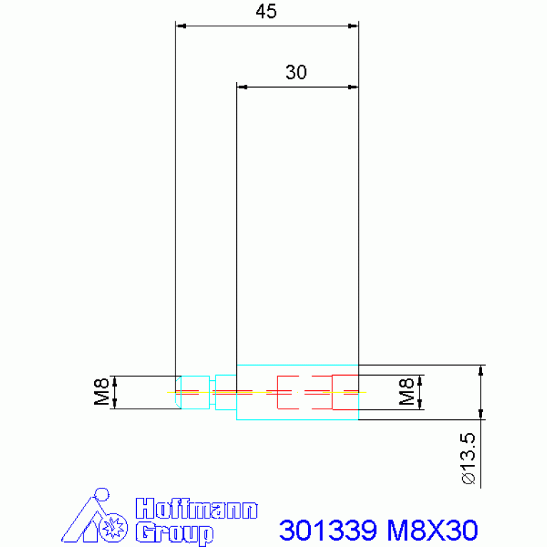 301339 M8X30