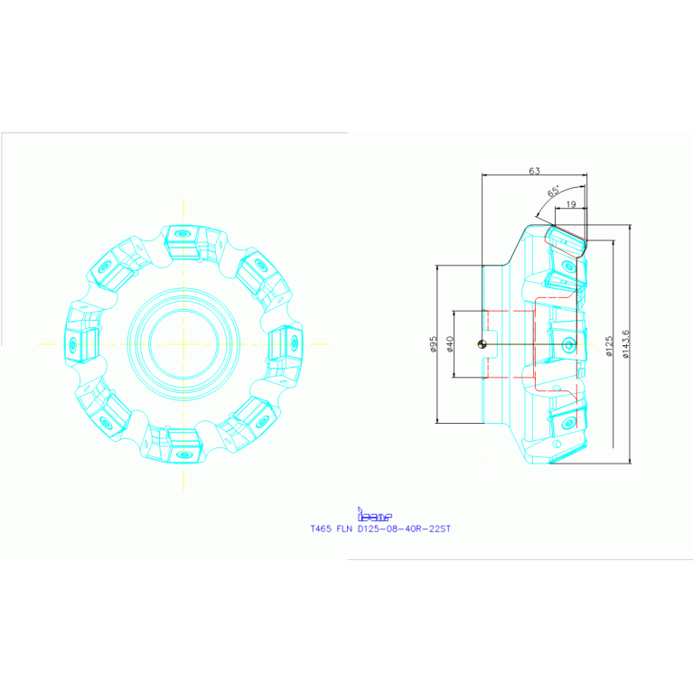 T465 FLN D125-08-40R-22ST