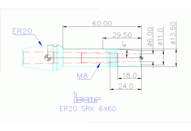 ER20 SRK 6X60