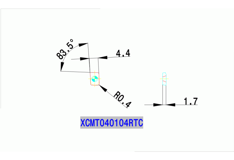 XCMT 040104R TC TT9080