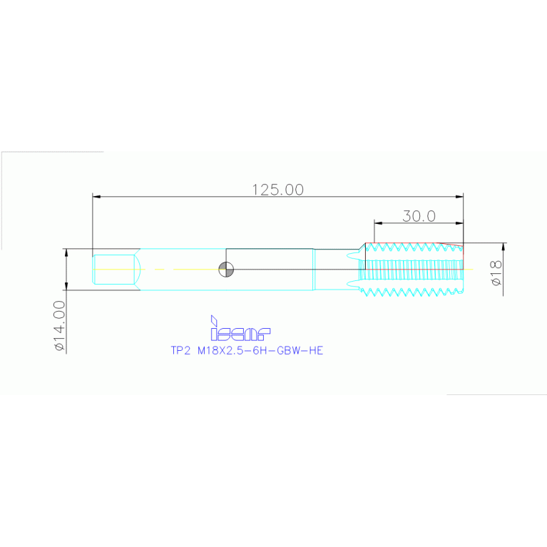 TP2 M18X2.5-6H-GBW-HE