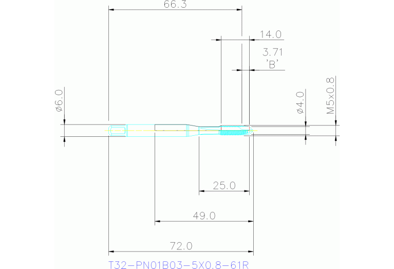 T32-PN01B03-5X0.8-61R