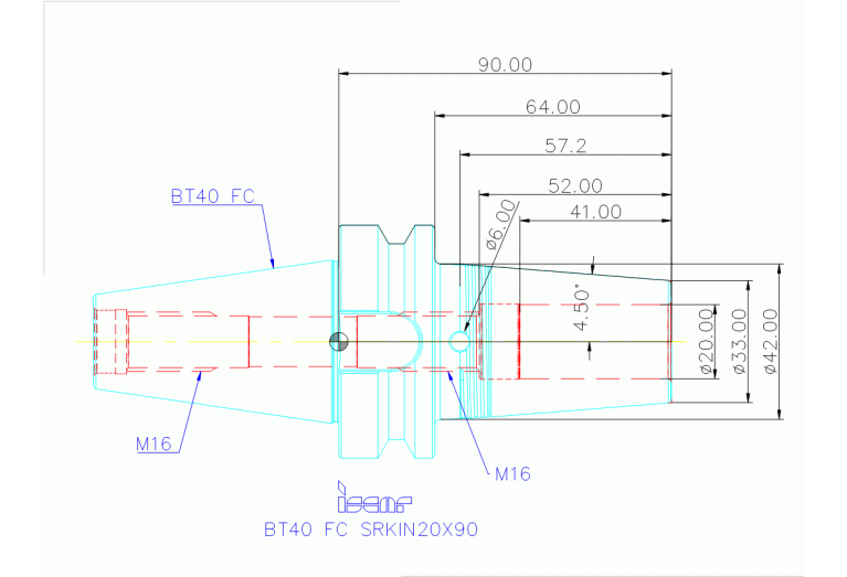 BT40 FC SRKIN20X90