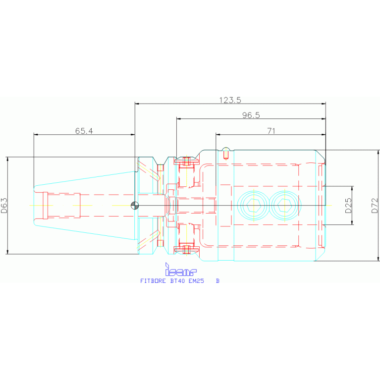 FITBORE BT40 EM25 B