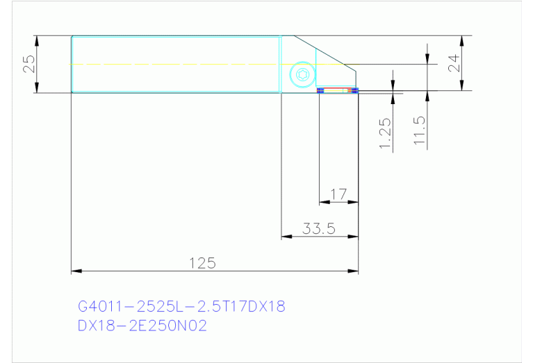 G4011-2525L-2.5T17DX18