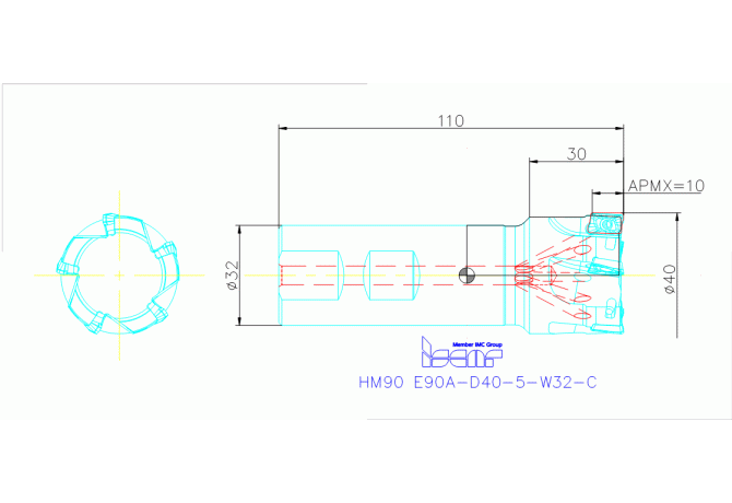 HM90 E90A-D40-5-W32-C