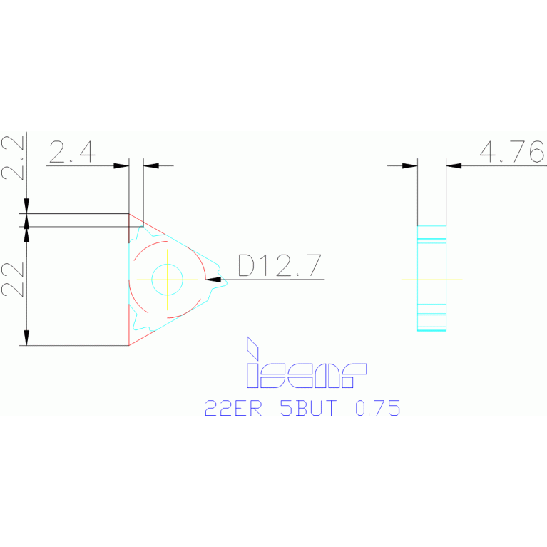 22ER 5 BUT 0.75 IC250