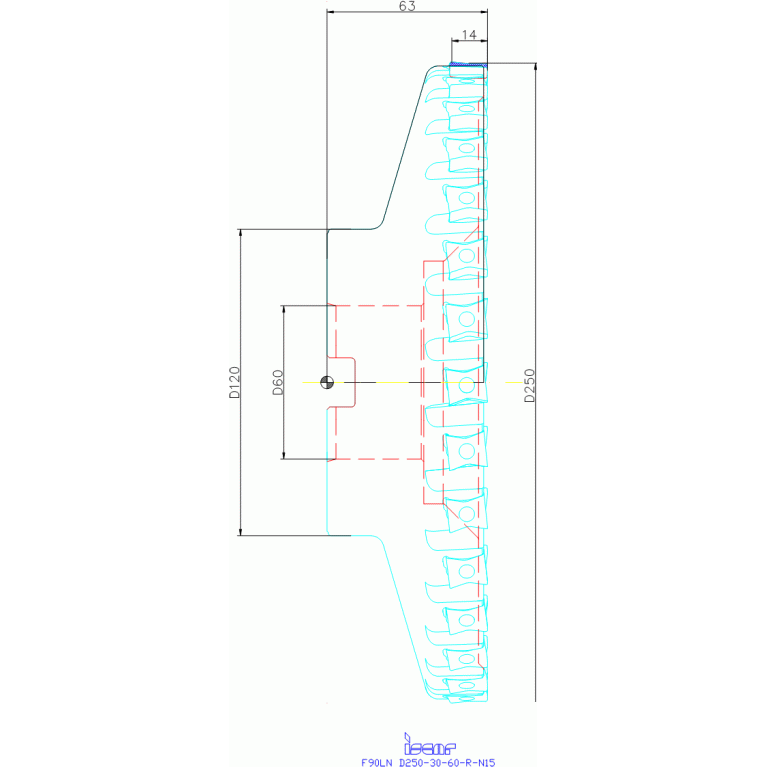F90LN D250-30-60-R-N15
