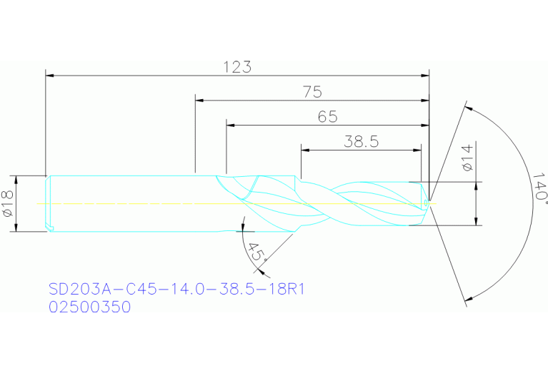 SD203A-C45-14.0-38.5-18R1