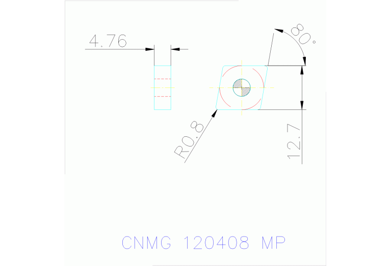 CNMG 120408 MP ZA TT5030