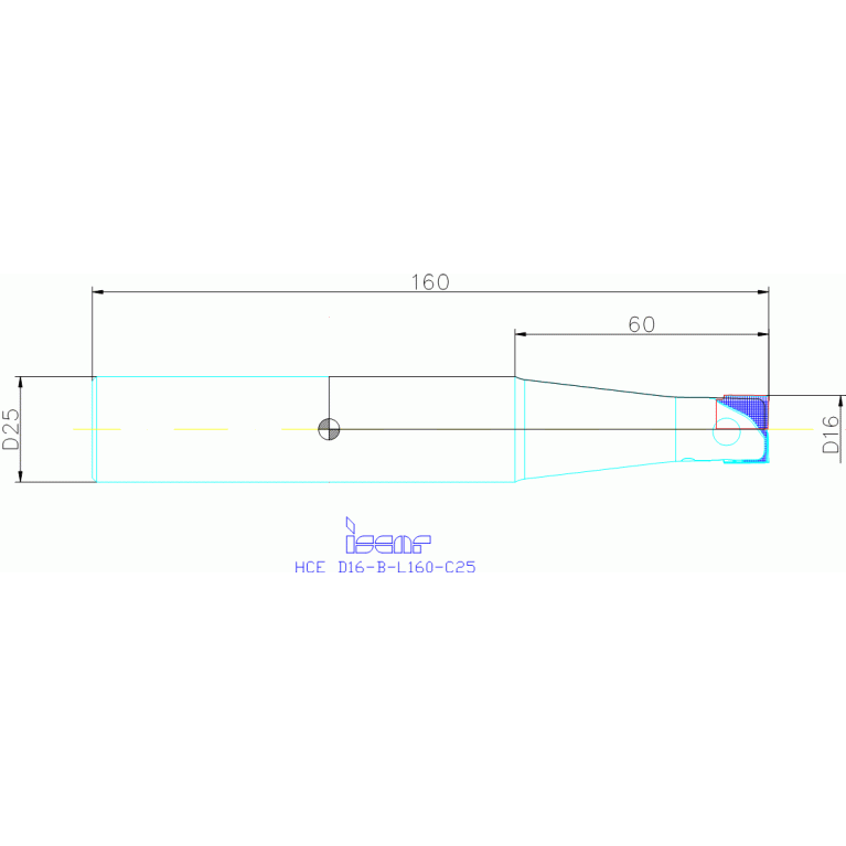 HCE D16-B-L160-C25