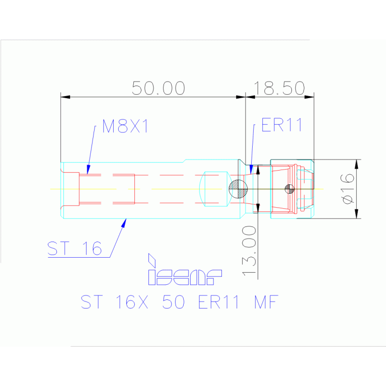 ST 16X 50 ER11 MF