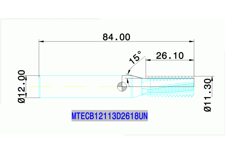 MTECB 12113D26 18UN IN2005