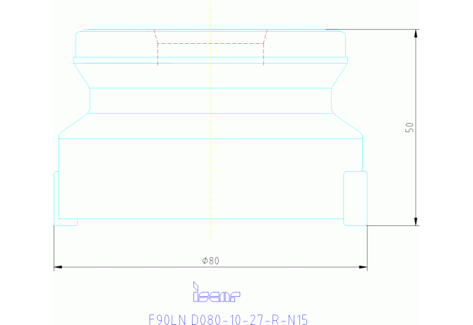 F90LN D080-10-27-R-N15