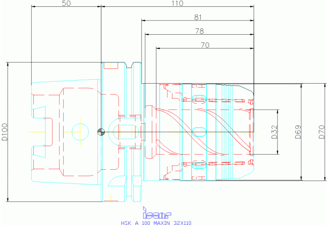 HSK A100 MAXIN32X110