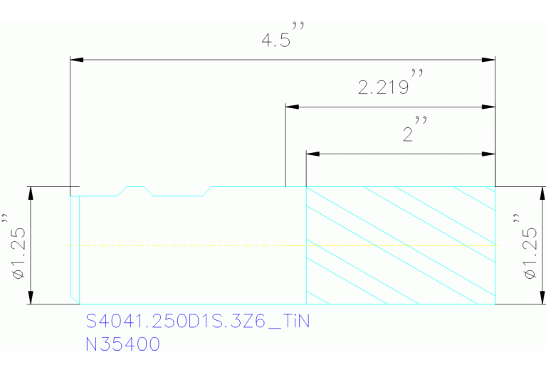 S4041.250D1S.3Z6 TIN