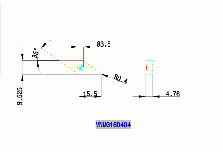 VNMG 160404 TT8115