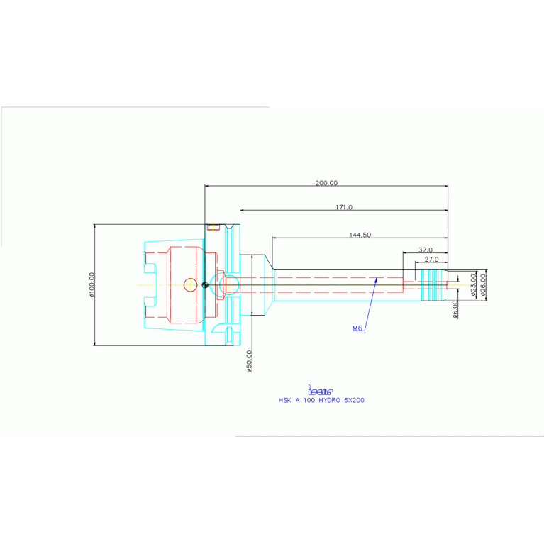 HSK A 100 HYDRO 6X200
