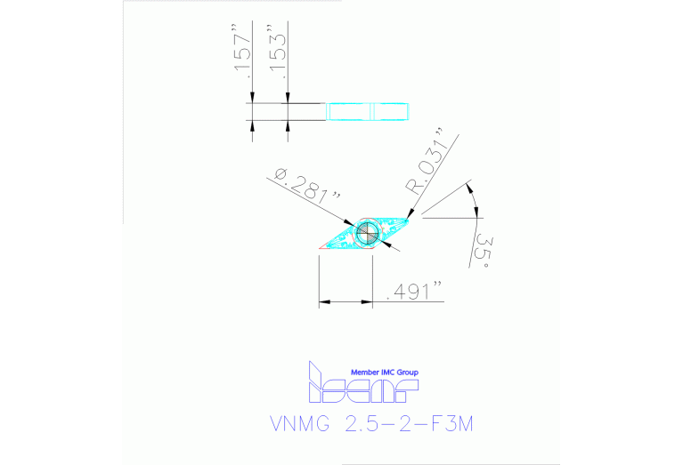 VNMG 12T308-F3M IC804