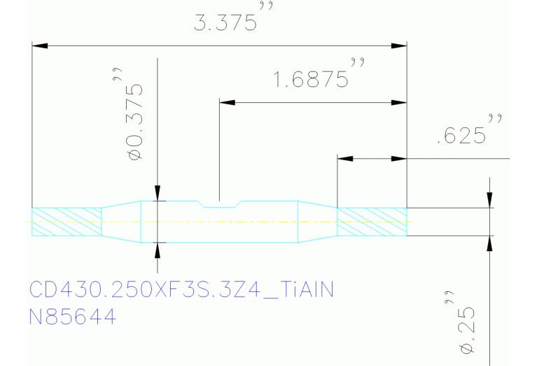 CD430.250XF3S.3Z4 TIALN
