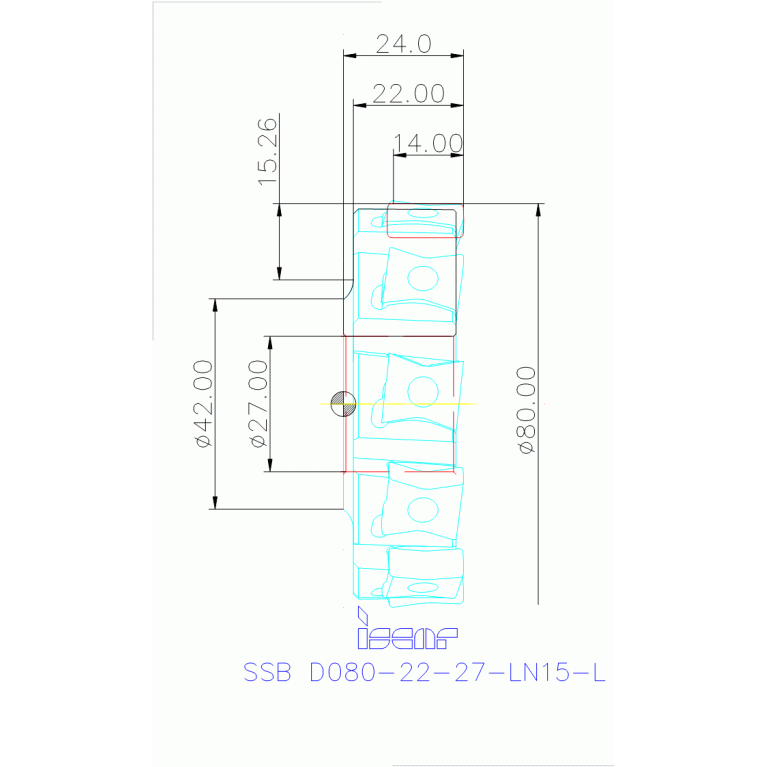 SSB D080-22-27-LN15-L